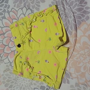 2 for $10 Baby yellow shorts 12 months